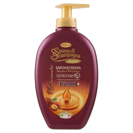 SPUMA DI SCIAMPAGNA SAPONE LIQUIDO 300 ML ARGAN E PATCHOULI