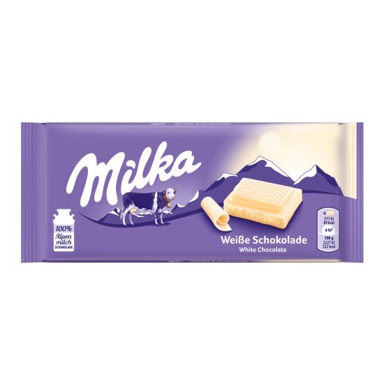 MILKA TAVOLETTA CIOCCOLATO BIANCO GR 100