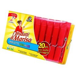 MARISA MOLLETTE PLASTICA 20 PZ MARISA MOLLETTE PLASTICA 20 PZ
