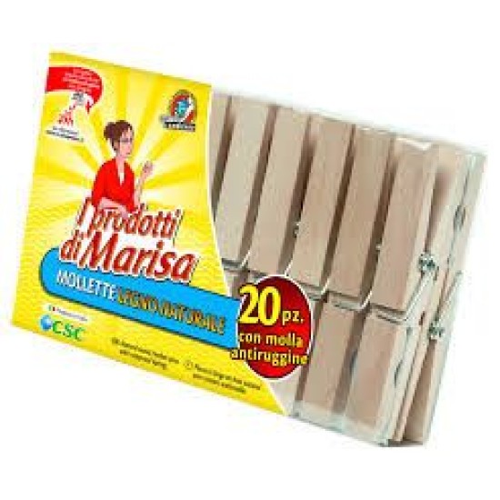 MARISA MOLLETTE LEGNO 20 PZ