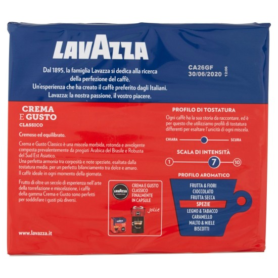 LAVAZZA CREMA E GUSTO CONFEZIONE 2 DA 250 GR