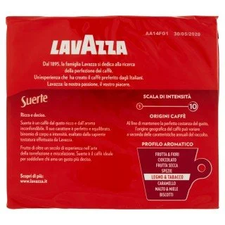 LAVAZZA CAFFE SUERTE CONFEZIONE 2 DA 250 GR