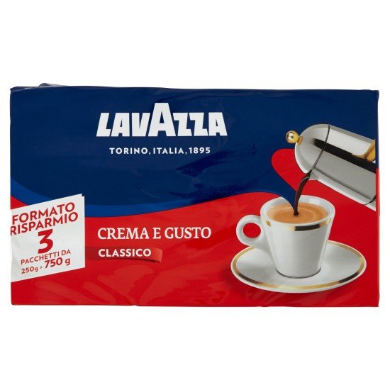 LAVAZZA CREMA E GUSTO CLASSICO GR 250 PER 3 