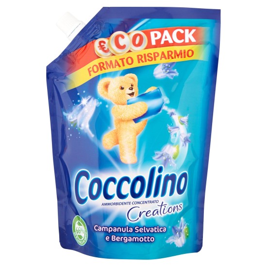 COCCOLINO 600 ML POUCH CAMPANULA E BERGAMOTTO