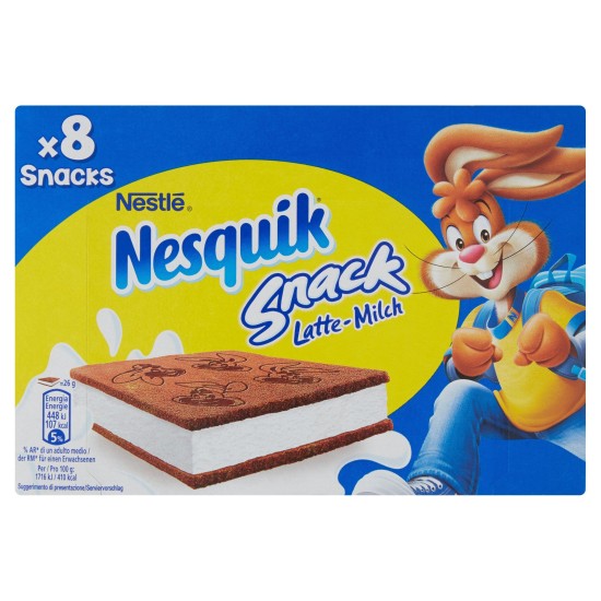 NESQUIK SNACK LATTE X8 20 g8