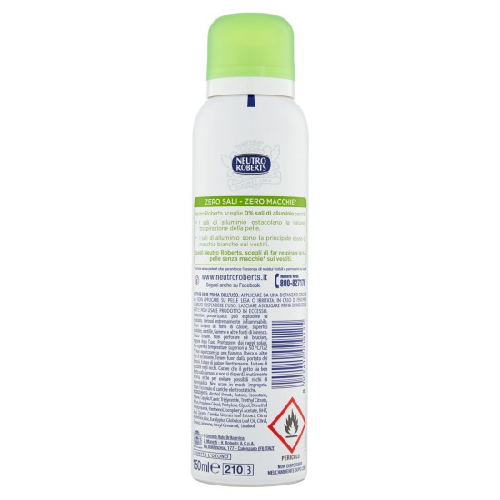 ROBERTS DEOSPRAY 150 ML FRESCO THE VERDE