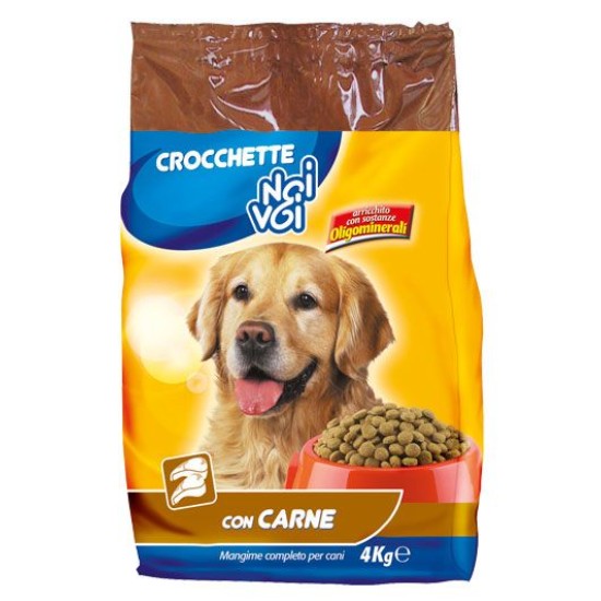 NOI&VOI  CROCCHETTE CARNE CANE 4 KG