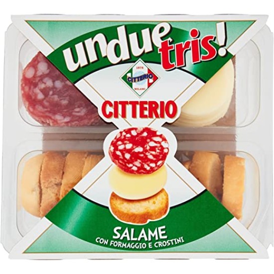 CITTERIO UNDUETRIS SALAME GR 100