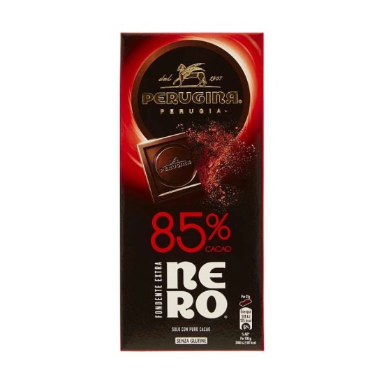 PERUGINA NERO TAVOLETTA FONDENTE 85% GR 85