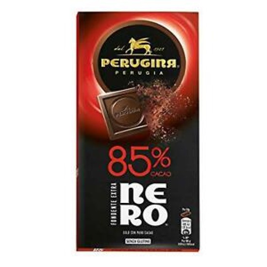 PERUGINA NERO TAVOLETTA FONDENTE 95% GR 85 