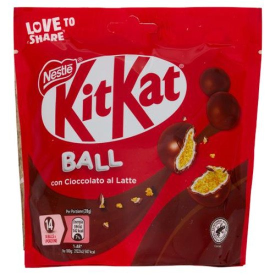 KIT KAT BALLS MILK X 15 GR.140 KIT KAT BALLS MILK X 15 GR.140
