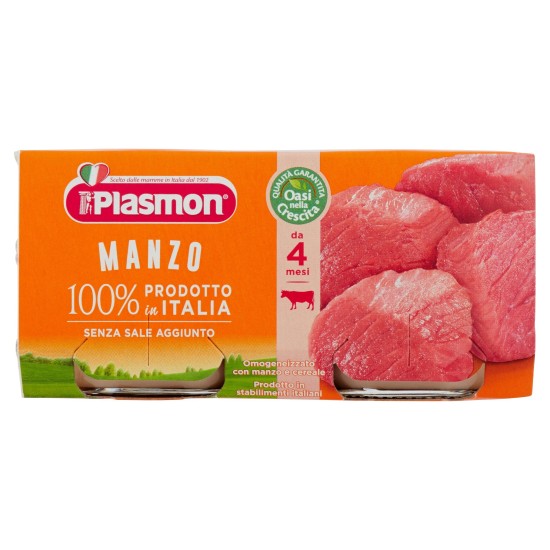 PLASMON OMO MANZO 80 gX2