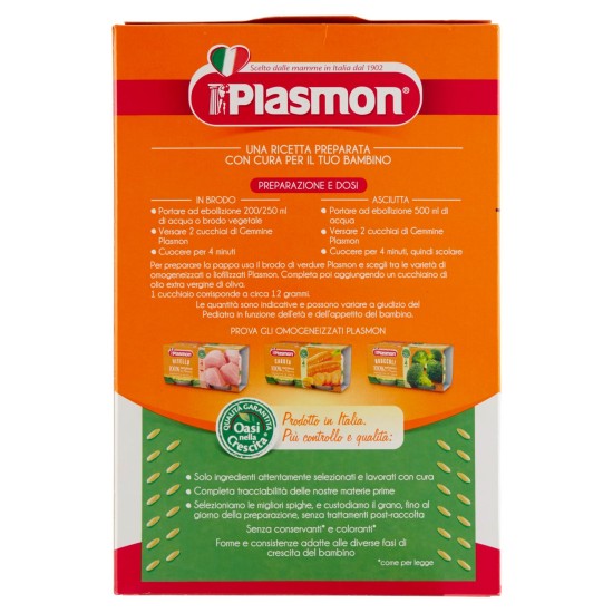 PLASMON PASTINA GEMMINE GR.340