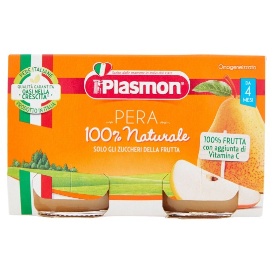 PLASMON OMOGENIZATO PERA GR 104 PER 2   