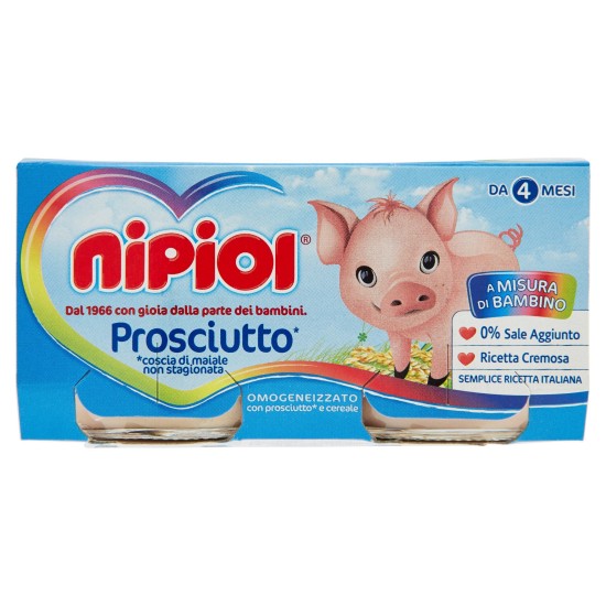 NIPIOL OMO PROSCIUTTO 80 gX2