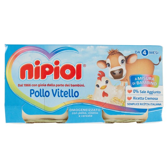 NIPIOL OMO VIT/POLLO 80 gX2