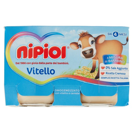 NIPIOL OMO VITELLO g120x2