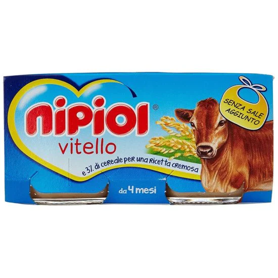 NIPIOL OMO VITELLO GR.120x2