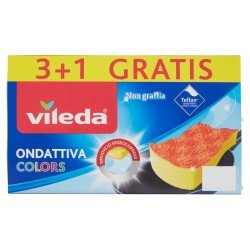VILEDA SPUGNA ONDATTIVA COL.X4 VILEDA SPUGNA ONDATTIVA COL.X4
