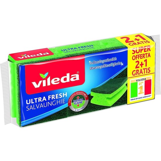 VILEDA SPUGNA FRESH 2 PIU'1 SALVAU