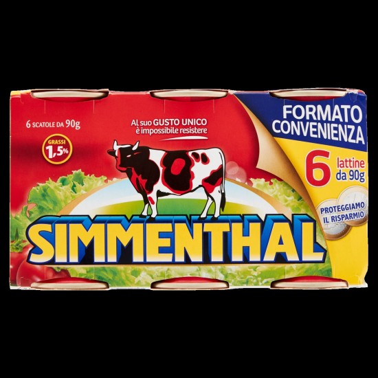 SIMMENTHAL LESSATA 90 GR CONFEZIONE DA 6    