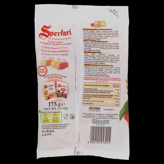 SPERLARI CARAMELLE GRAN GELEES 175 GR