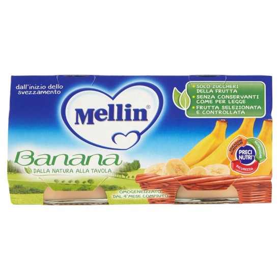 E*MELLIN OMOG.FRUTTA BAN.2X100