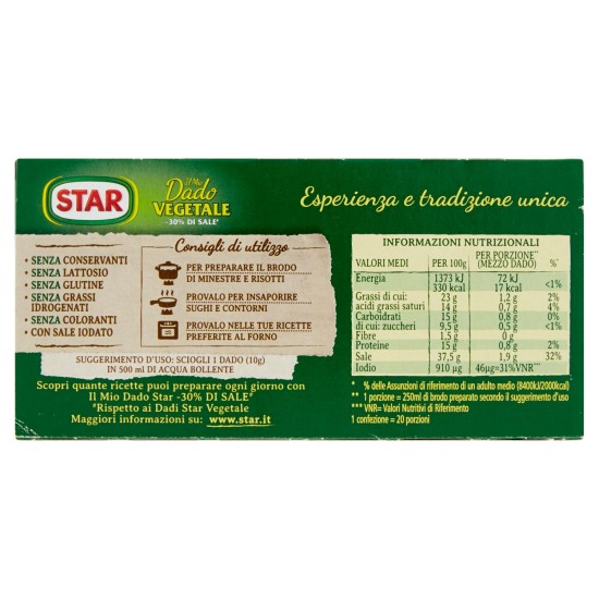 E*STAR DADI X 10 VEGET.-30% SA