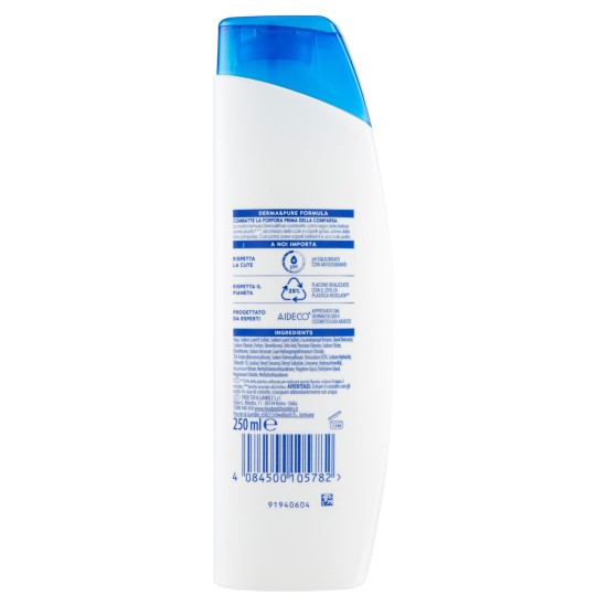 H&S SHAMPOO 250ML 1IN1 LISCI