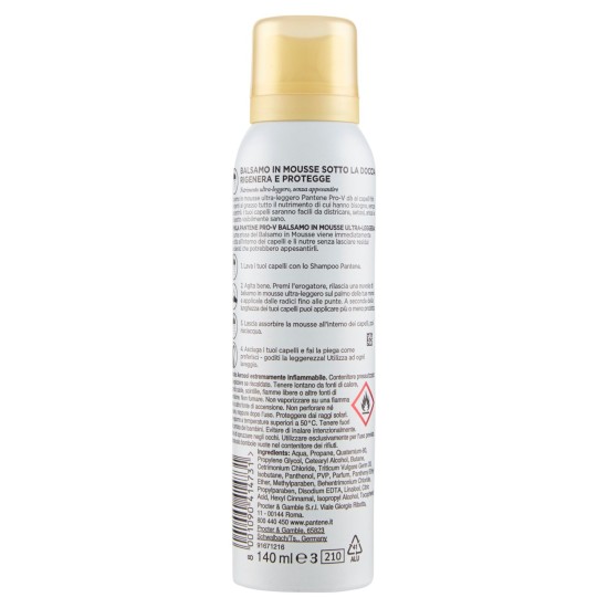 E*PANTENE BAL MOUSSE 140ML R&P