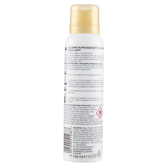 *PANTENE BAL MOUSSE 140ML ACQU