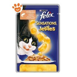FELIX SENSATION JELLIES 4 PER 85 GR SALMONE FELIX SENSATION JELLIES 4 PER 85 GR SALMONE