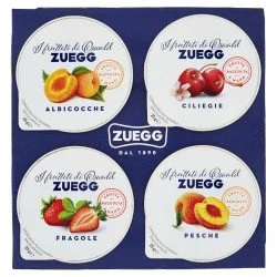 ZUEGG CONFETTURE ASSORTITE CONFEZIONE DA 4 PER 25 GR ZUEGG CONFETTURE ASSORTITE CONFEZIONE DA 4 PER 25 GR