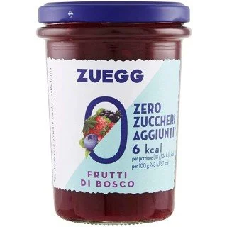 ZUEGG CONFETTURA SENZA ZUCCHERI AGGIUNTI FRUTTI DI BOSCO 220 GR