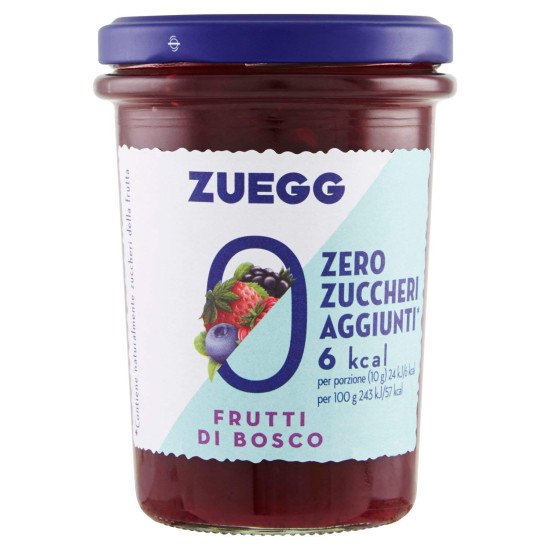 ZUEGG CONFETTURA SENZA ZUCCHERI AGGIUNTI FRUTTI DI BOSCO 220 GR