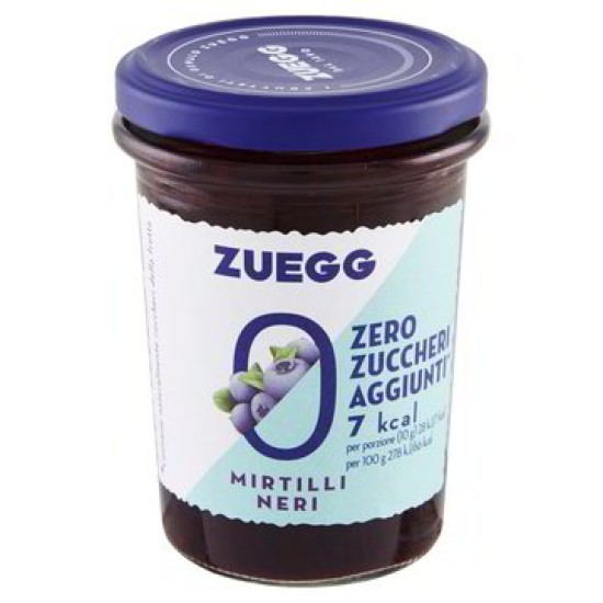 ZUEGG CONFETTURA SENZA ZUCCHERI AGGIUNTI MIRTILLO 220 GR