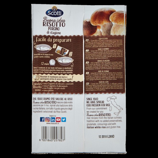 SCOTTI RISOTTO PORCINO 210 GR