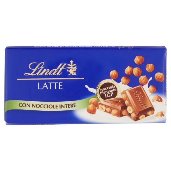 LINDT TAVOLETTA LATTTE NOCCIOLA IGP GR 100