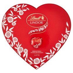 SCATOLA CUORE LINDOR FONDENTE GR 96