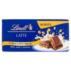 LINDT TAVOLETTA 3 CEREALI GR 100 LINDT TAVOLETTA 3 CEREALI GR 100