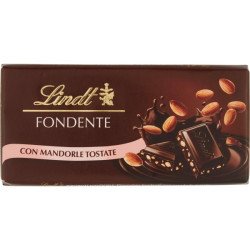 LINDT TAVOLETTA FONDENTE MANDORLE GR 100 LINDT TAVOLETTA FONDENTE MANDORLE GR 100