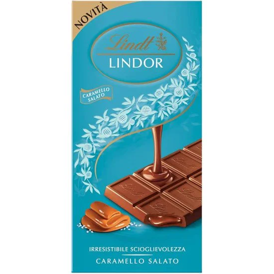 LINDT TAV.LATTE CARAMELLO SAL.