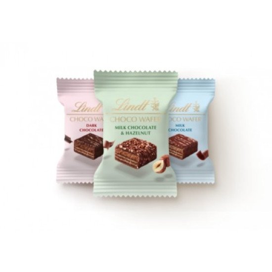 LINDT AST.CHOCO WAFER FOND.130 LINDT AST.CHOCO WAFER FOND.130