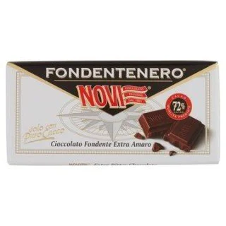 NOVI TAVOLETTA FONDENTE NERO 72% GR 100  