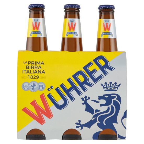 WUHRER BIRRA 3 BOTTIGLIE DA 33 CL