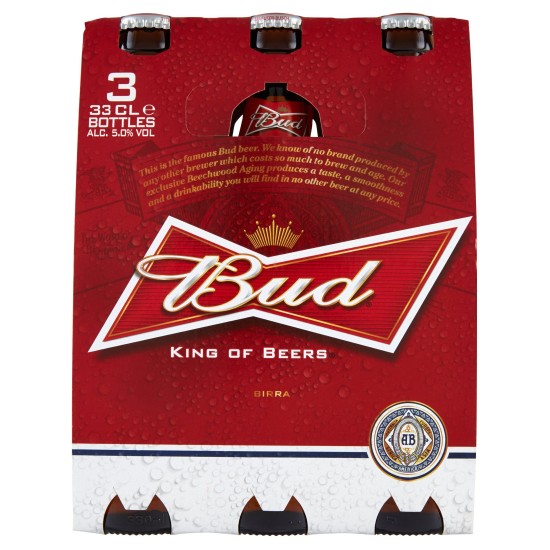 E*BUD BIRRA CL.33x3           