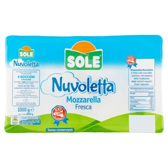 SOLE MOZZARELLA BOCCONE G250X4