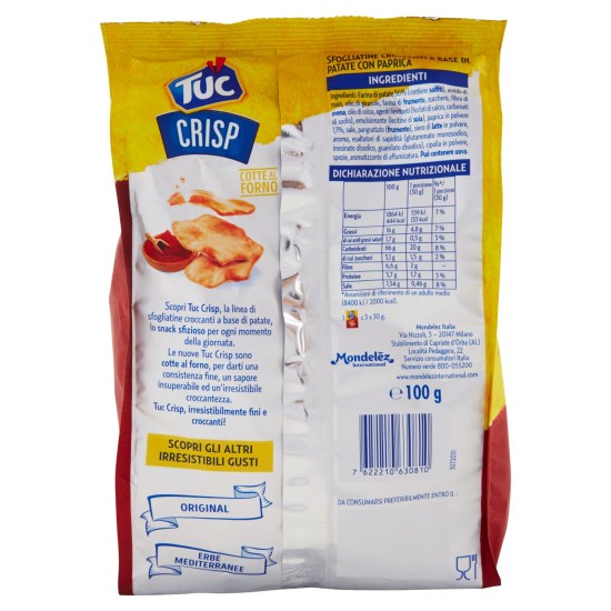 E* TUC CRISP PAPRIKA GR. 100  