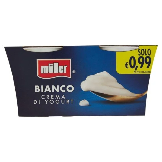 MULLER YOGURT BIANCO 125X2