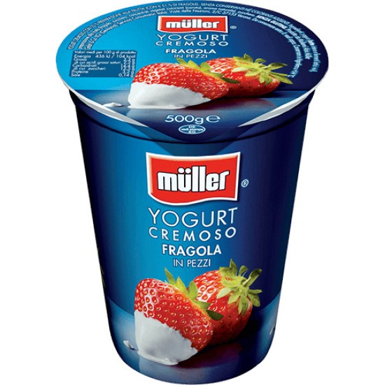 MULLER CREMA GR.500 FRAGOLA*  